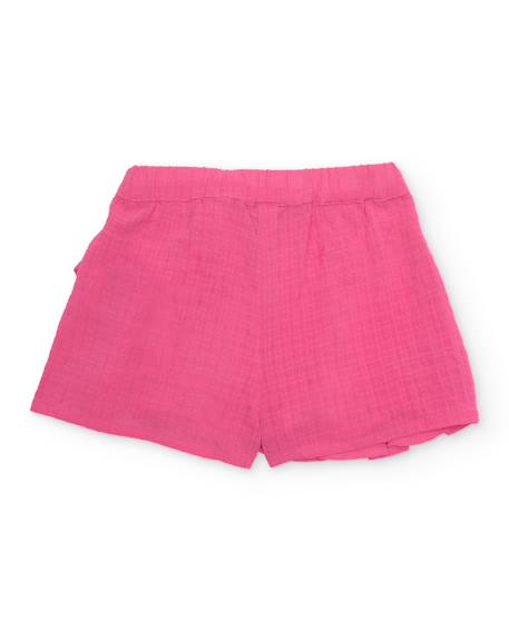 Jupe fille avec design croisé Rose 2 - vertbaudet enfant 