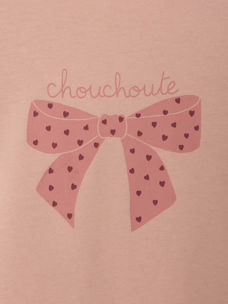 Lot de 3 T-shirts Basics bébé manches longues rose poudré+vieux rose 5 - vertbaudet enfant 
