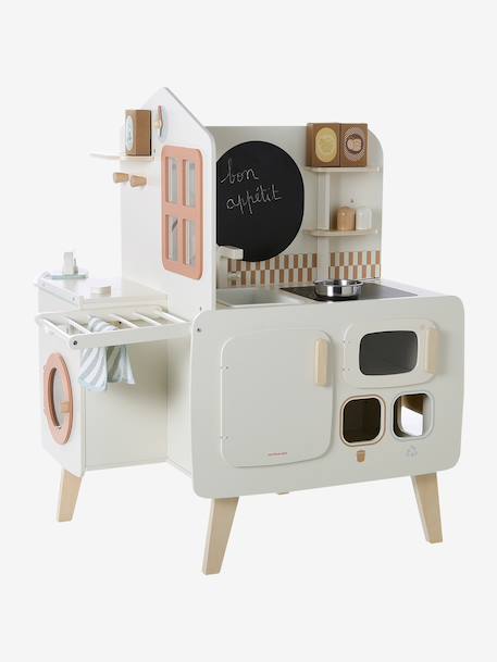 Mon premier studio 360° en bois FSC® écru 1 - vertbaudet enfant 