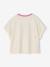 T-shirt manches courtes fille écru 2 - vertbaudet enfant 