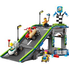 Jouet-Jeux d'imagination-Lego city - zéro limite : rampe pour bolides de course - 60460