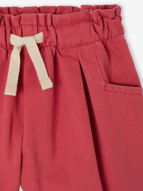 Pantalon balloon bébé fille framboise 3 - vertbaudet enfant 