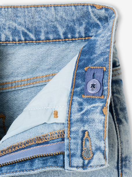 Pantalon large fille denim bleu clair+bleu moyen+denim gris 3 - vertbaudet enfant 