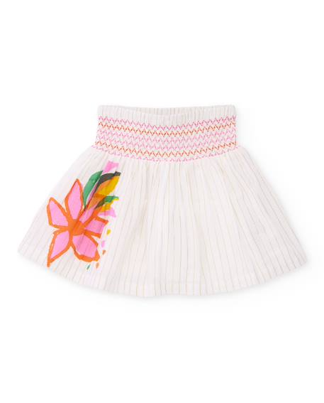 Fille-Jupe-Jupe fille avec broderie décorative