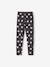Lot de 2 leggings fille Basics bois de rose+gris foncé+kaki+marron imprimé+vert sauge 9 - vertbaudet enfant 