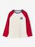T-shirt manches longues garçon bordeaux+ocre+vert sauge 3 - vertbaudet enfant 