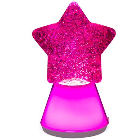 Veilleuse enfant rgb à paillettes étoile Blanc 6 - vertbaudet enfant 