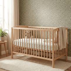 Chambre et rangement-Pack matelas bamboo + drap magique imprimé - matelas déhoussable et drap-housse imperméable 2-en-1