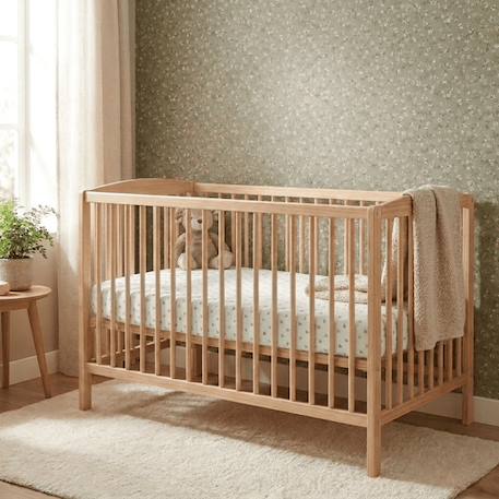 Pack matelas bamboo + drap magique imprimé - matelas déhoussable et drap-housse imperméable 2-en-1 Blanc 1 - vertbaudet enfant 