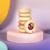 Hochet sensoriel donut calme Bleu+Jaune+Orange+Rose+Rouge+Turquoise+Vert+Violet 18 - vertbaudet enfant 
