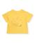 T-shirt en maille pour fille avec détail en relief et sequins Jaune 1 - vertbaudet enfant 