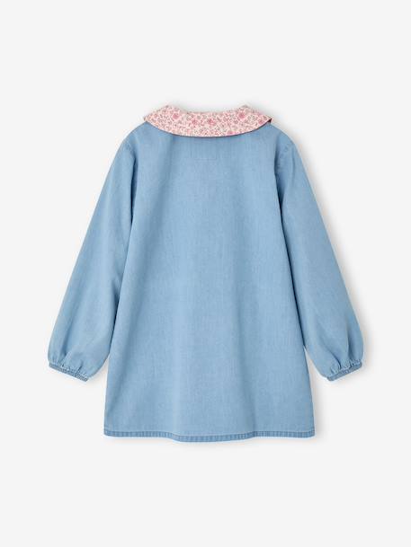 Tablier fille personnalisable bleu jean 2 - vertbaudet enfant 