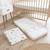 Pack matelas bébé 60x120 cm + plan incliné coton sweety - confort souple et position idéale Bleu+Rose 2 - vertbaudet enfant 