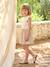 Robe fille effet 2 en 1 écru+indigo+rayé rose+rose pâle 1 - vertbaudet enfant 