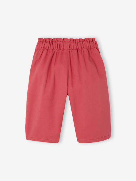 Pantalon balloon bébé fille framboise 2 - vertbaudet enfant 