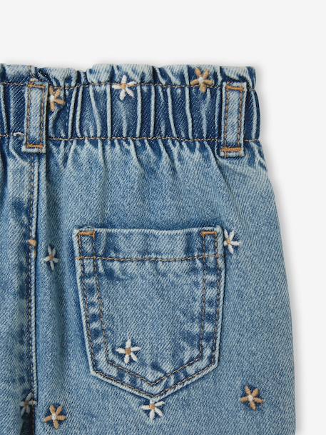 Jean mom bébé fille stone 5 - vertbaudet enfant 