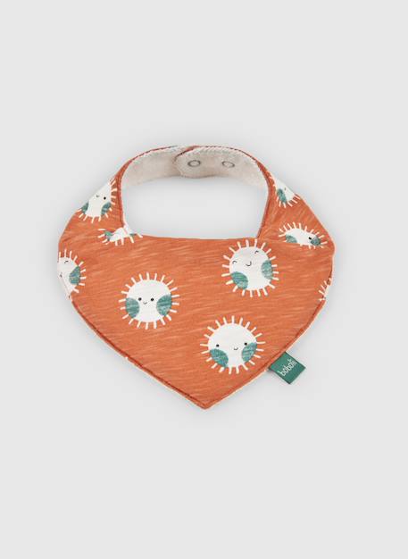 Pack de 2 bavoirs bandana coton imprimé pour bébé Multicolore 3 - vertbaudet enfant 