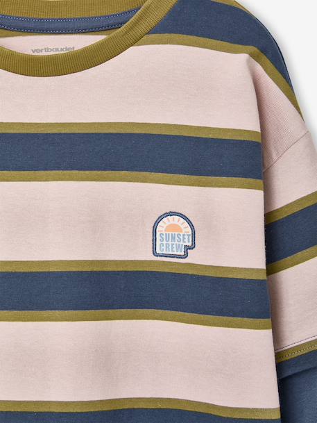 T-shirt manches longues garçon bleu moyen 5 - vertbaudet enfant 