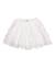 Jupe fille en tissu tissé avec fleurs en relief Blanc 1 - vertbaudet enfant 