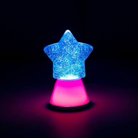 Veilleuse enfant rgb à paillettes étoile Blanc 3 - vertbaudet enfant 