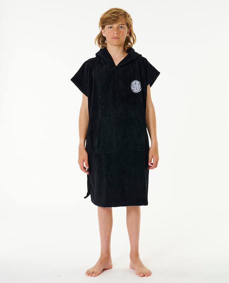 Fille-Poncho serviette à capuche enfant logo