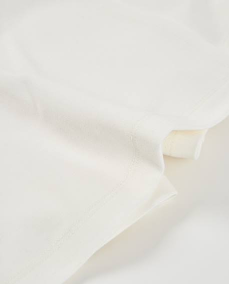 Jupe-short fille en maille avec boucle décorative Blanc 4 - vertbaudet enfant 