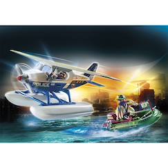 Jouet-Jeux d'imagination-City action hydravion de police et bandit 70779