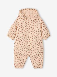 Bébé-Manteau, combipilote, nid d'ange-Combinaison de pluie imprimée à capuche bébé doublée polaire