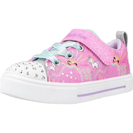 Baskets bébé fille Bleu nvmt+Rose pkmt 10 - vertbaudet enfant 