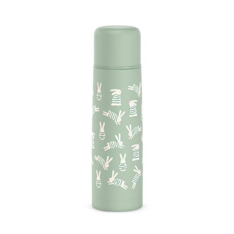 Bouteille isotherme 500ml liberty wonderland Beige neutre+Lapin rose+Lapin vert 12 - vertbaudet enfant 