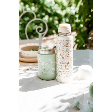 Bouteille isotherme 500ml liberty wonderland Beige neutre+Lapin rose+Lapin vert 5 - vertbaudet enfant 