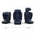 Siège auto Kinderkraft UNITY 2 I-Size 100-150 cm isofix pliable dossier inclinable + organisateur voiture Bleu+Gris+Vert 6 - vertbaudet enfant 