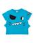 T-shirt en maille pour garçon avec ailettes latérales Bleu 1 - vertbaudet enfant 