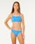 Maillot de bain ensemble surf puff floral 3 pièces fille Deep blue 1 - vertbaudet enfant 