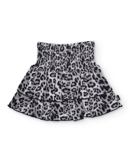 Jupe fille en tissu tissé avec taille large froncée  - vertbaudet enfant