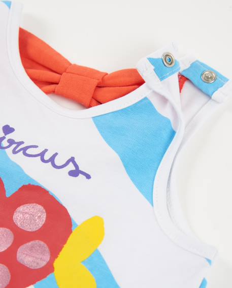 T-shirt en maille pour fille avec poisson en forme de cœur Bleu 3 - vertbaudet enfant 