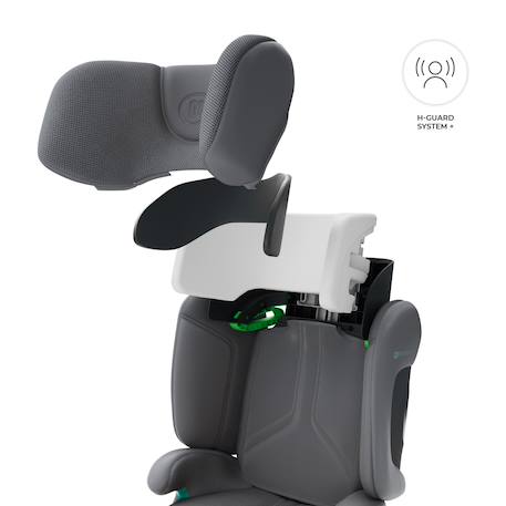 Siège auto Kinderkraft XPAND 2 PRO i-Size 100-150 cm duo expand largeur hauteur + organisateur voiture Beige+Gris+Noir+Vert 10 - vertbaudet enfant 