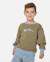 Sweat ride the wave garçon Surplus green 1 - vertbaudet enfant 