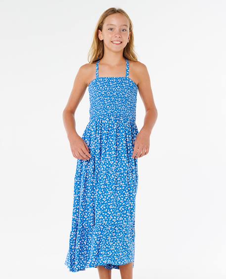 Robe sunshine ditsy fille Royal blue 1 - vertbaudet enfant 