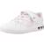 Baskets fille en textile à scratch court Blanc white 4 - vertbaudet enfant 