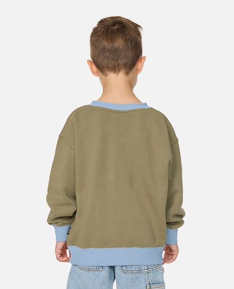Sweat ride the wave garçon Surplus green 2 - vertbaudet enfant 