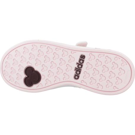 Baskets fille en textile à scratch court Blanc white 6 - vertbaudet enfant 