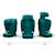 Siège auto Kinderkraft UNITY 2 I-Size 100-150 cm isofix pliable dossier inclinable + organisateur voiture Bleu+Gris+Vert 18 - vertbaudet enfant 