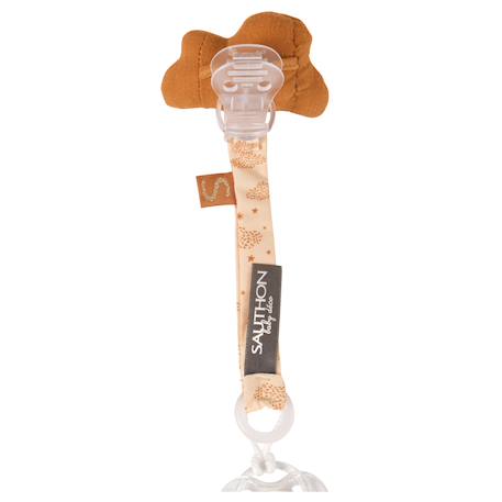 Attache-tétine bébé - orsino Marron/beige 2 - vertbaudet enfant 