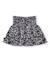 Jupe fille en tissu tissé avec taille large froncée Noir 2 - vertbaudet enfant 