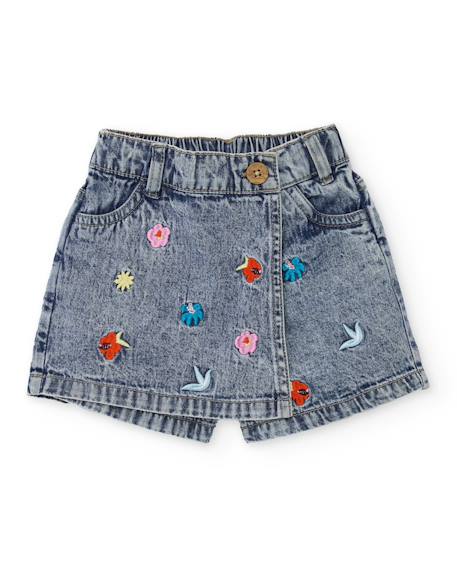 Short fille en denim  - vertbaudet enfant