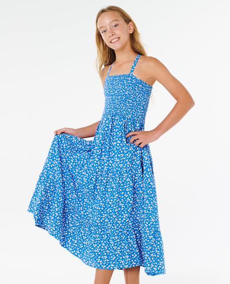 Robe sunshine ditsy fille Royal blue 2 - vertbaudet enfant 