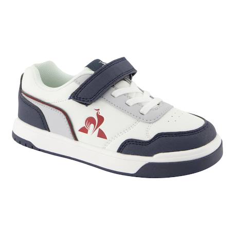 Baskets cuir, synthétique lcs court breaker garçon Blanc+White 2 - vertbaudet enfant 
