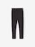 Lot 2 Leggings fille doublés maille polaire anthracite+prune 4 - vertbaudet enfant 