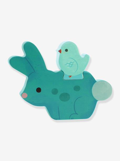 Puzzle encastrement Puzz and Play Friends vert 4 - vertbaudet enfant 